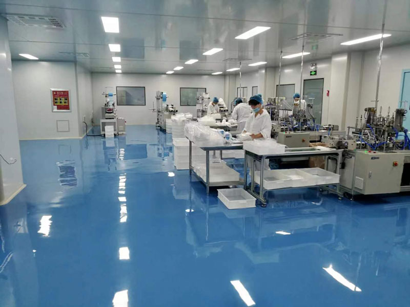 醫(yī)護(hù)防護(hù)用品生產(chǎn)現(xiàn)場